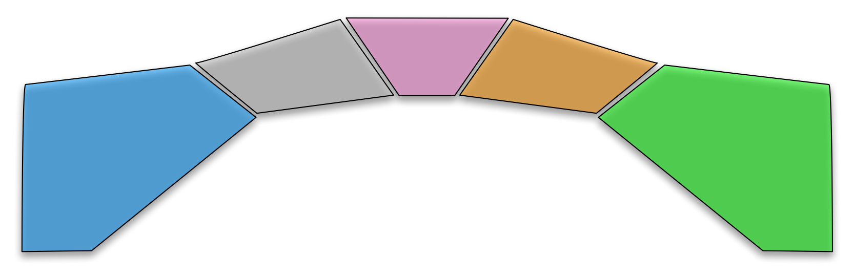 AF core method - bridge colors